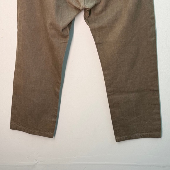 Levi's 501XX Brown Straight Leg Button Fly Denim Jeans - Men's W34 L32 - Picture 9 of 9